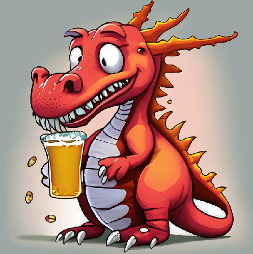 Cartoon Dragon Logo